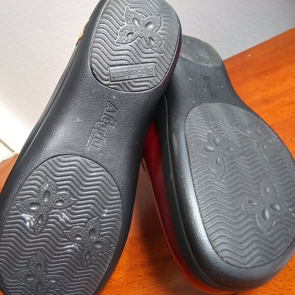 Alegria Keli Work Slip-On by PG LIte sz EU 41  (US 10.5-11) Ruby Red - Picture 5 of 14